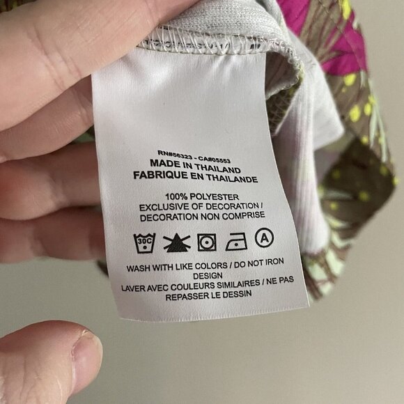 Nike Air Jordan Men SZ M "Wings" Pink/Green Floral Loose Fit Jersey - Picture 7 of 10